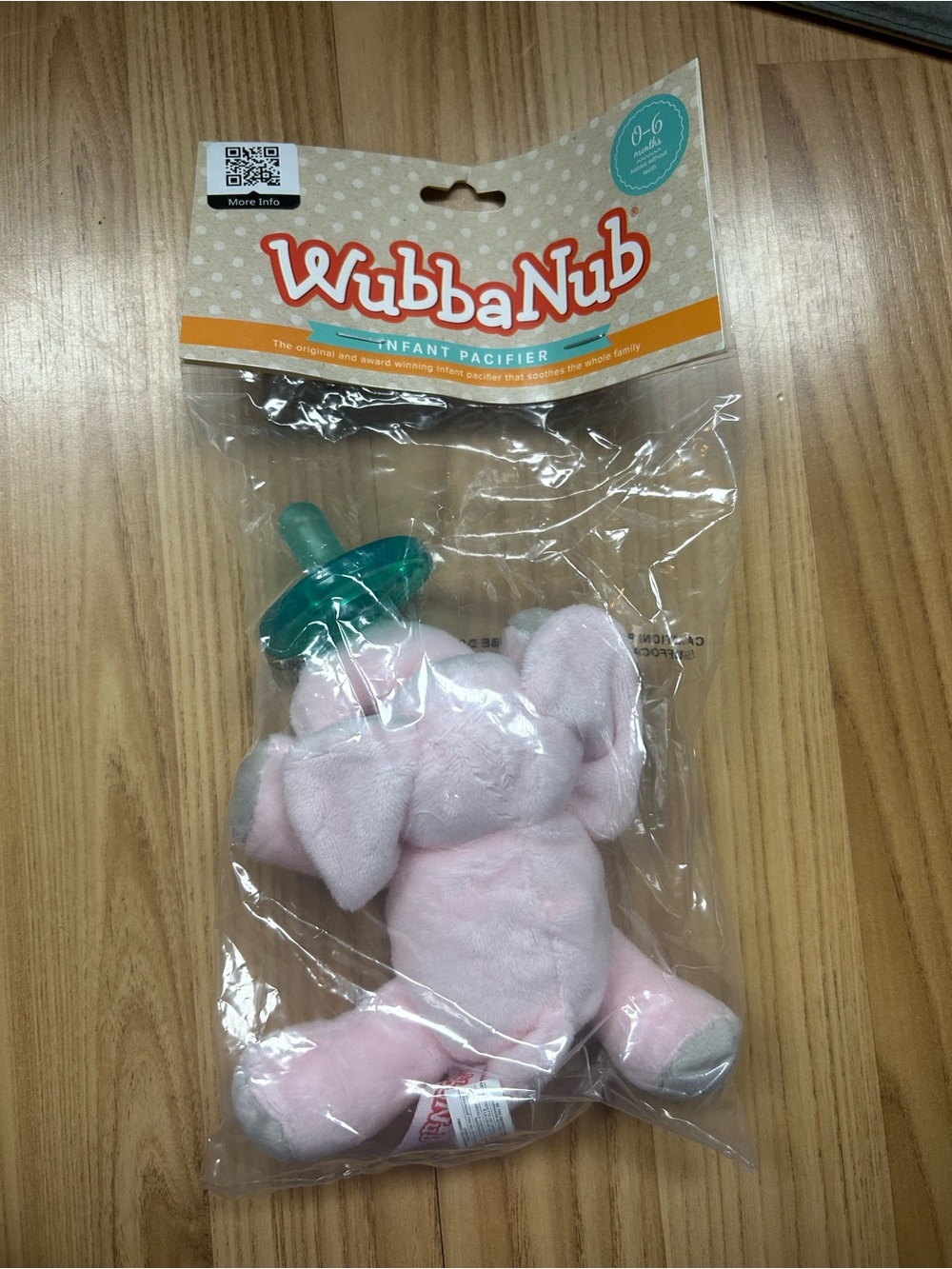 Pink Elephant Infant Pacifier